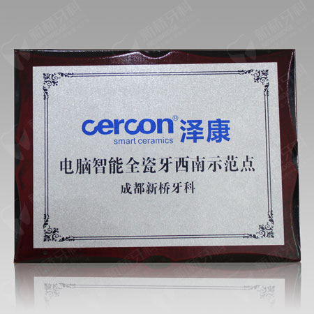 Cercon澤康電腦智能全瓷牙西南示范點